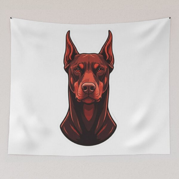 Item preview, Red Doberman designed and sold by StickersRyous.