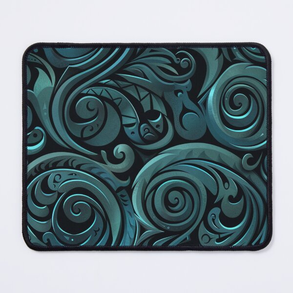 Item preview, New Zealand Māori Paua Pattern Koru Design 109 designed and sold by GrinGalore.