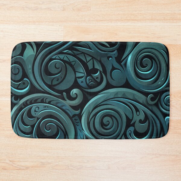 Artikelvorschau, Neuseeland Māori Paua Muster Koru Design 109 entworfen und verkauft von GrinGalore.