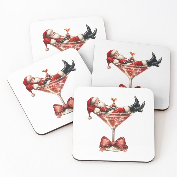 Item preview, Santa Caus Cocktail designed and sold by vintagearttee.