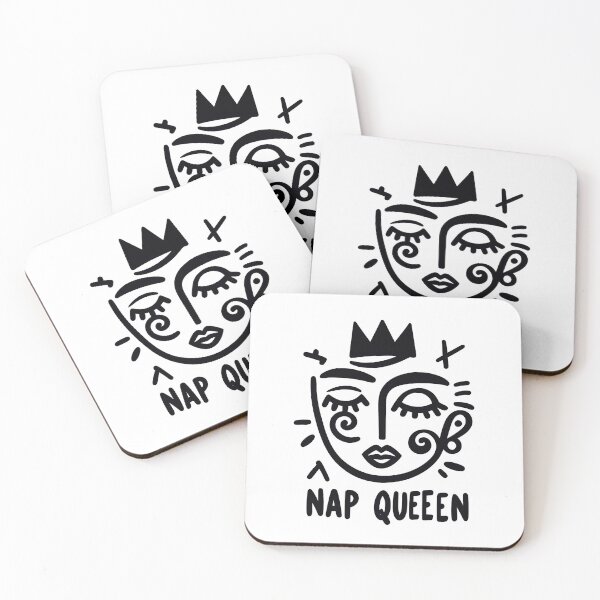 Item preview, Nap Queen – Minimalist Cubic Art with Retro Humor designed and sold by OzzFrequency.