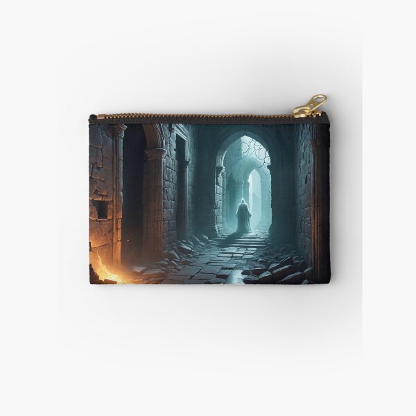 Item preview, A spectral figure drifts through the crumbling corridors of an old castle, its ghostly presence leaving a chill in the air designed and sold by Giuseppe Cammino.
