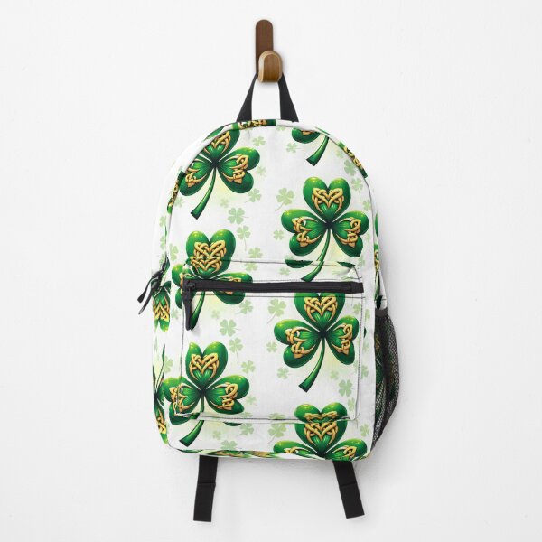 Item preview, St. Patrick's Lucky Shamrock A harmonious heart pattern featuring shamrocks of various sizes and shades of green to give a pleasing and balanced design. designed and sold by Grang Art Artistic Designs.