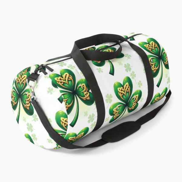 Item preview, St. Patrick's Lucky Shamrock A harmonious heart pattern featuring shamrocks of various sizes and shades of green to give a pleasing and balanced design. designed and sold by Grang Art Artistic Designs.