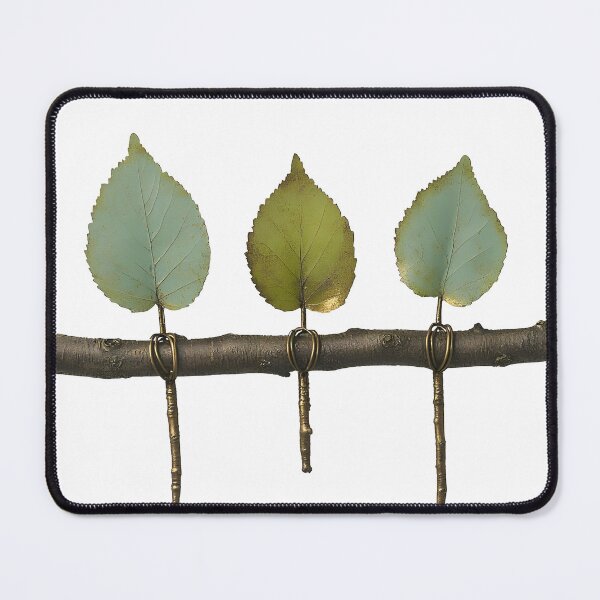 Item preview, Elegant Leaf Hook Design on Wooden Branch designed and sold by DreamDigi2024RB.