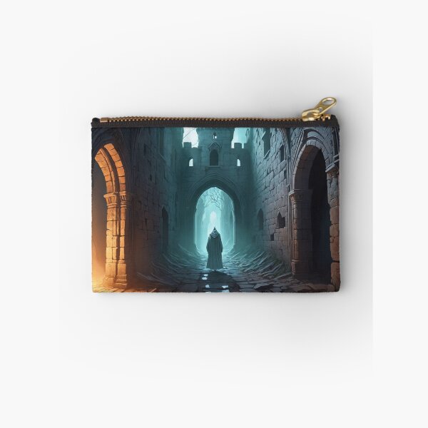 Item preview, A spectral figure drifts through the crumbling corridors of an old castle, its ghostly presence leaving a chill in the air designed and sold by Giuseppe Cammino.