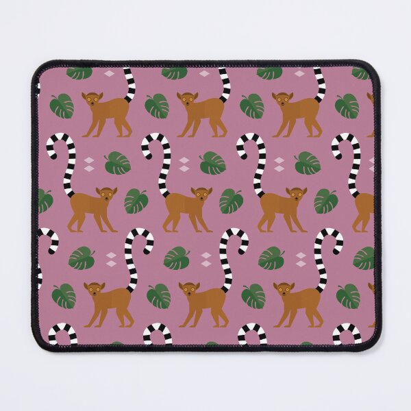 Item preview, Ringtailed lemurs on purple designed and sold by reneesillus.