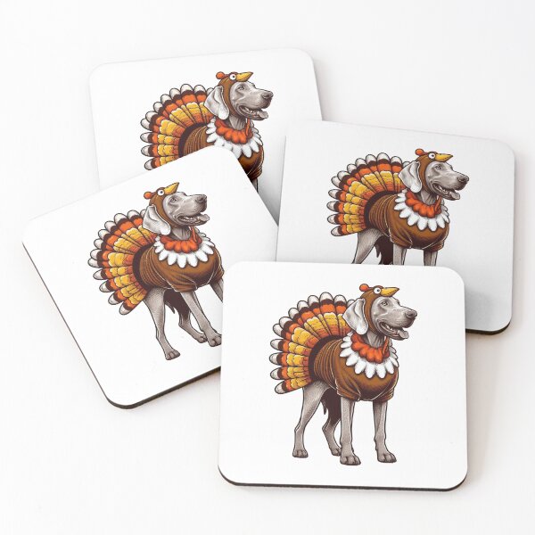 Item preview, Weimaraner Dog Thanksgiving designed and sold by doodIllustrate.
