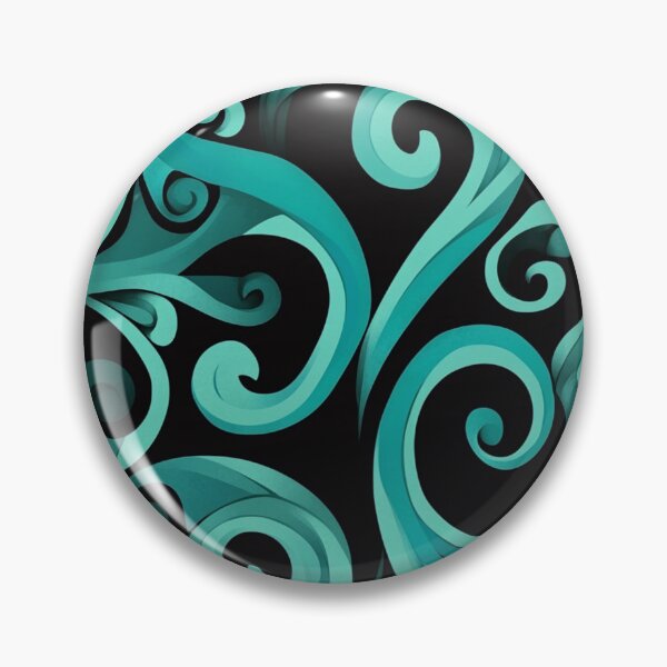 Item preview, New Zealand Māori Paua Pattern Koru Design 110 designed and sold by GrinGalore.