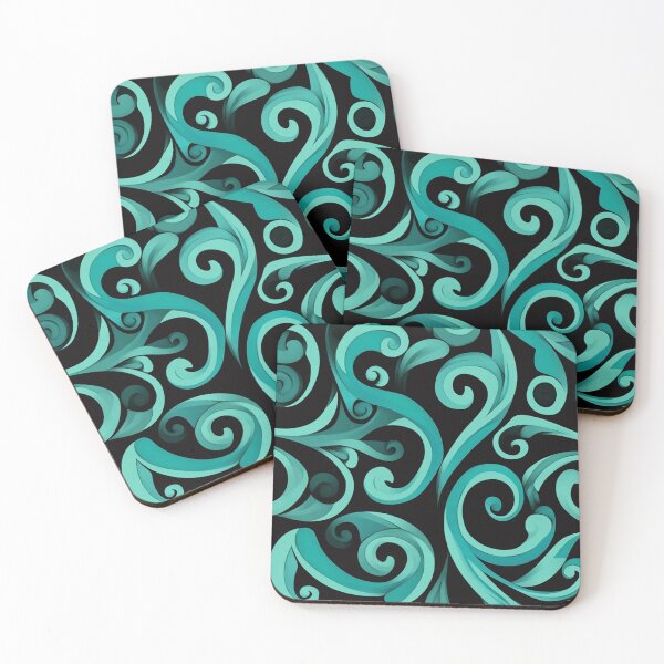 Item preview, New Zealand Māori Paua Pattern Koru Design 110 designed and sold by GrinGalore.