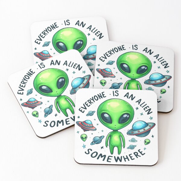 Item preview, Everyone Is An Alien Somewhere designed and sold by clarkfraser.