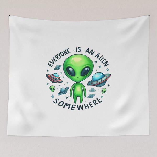 Item preview, Everyone Is An Alien Somewhere designed and sold by clarkfraser.