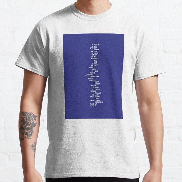 Royal Marl Everton Print T-Shirt C34 Womens Size 10 