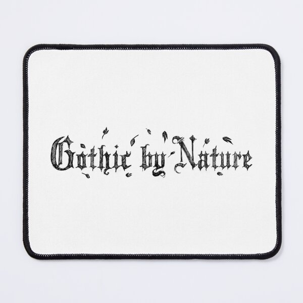 Item preview, Gothic by Nature logo in black designed and sold by GothicByNature.