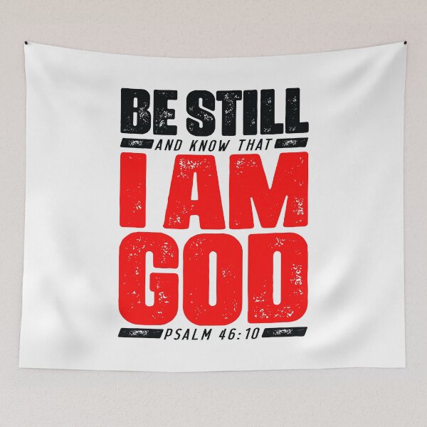 Item preview, Psalm 46:10 Be Still And Know That I Am God designed and sold by plushism.