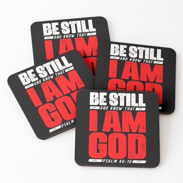 Item preview, Psalm 46:10 Be Still And Know That I Am God designed and sold by plushism.