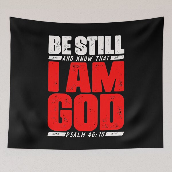 Item preview, Psalm 46:10 Be Still And Know That I Am God designed and sold by plushism.