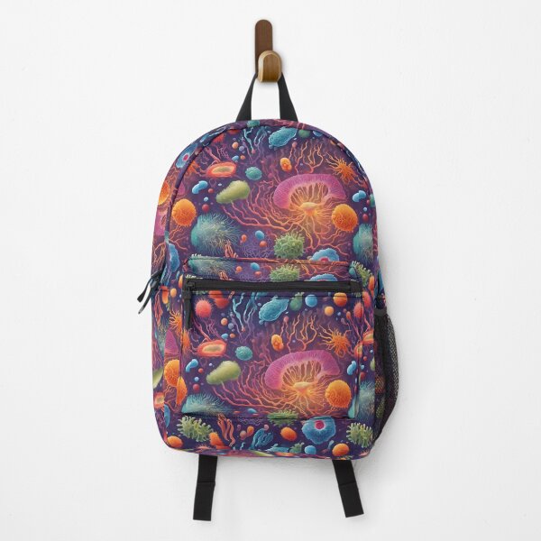 Item preview, Vibrant Microbial World Illustration designed and sold by RaiyaTees.
