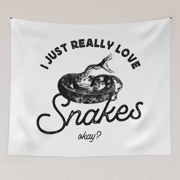 Item preview, I JUST REALLY LOVE SNAKES designed and sold by TonySpencer.
