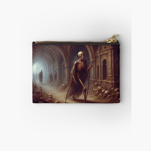 Item preview, An undead walking in a crypt - Oil painting style designed and sold by Giuseppe Cammino.