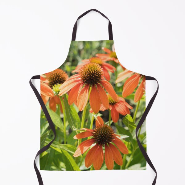 Item preview, Bold and Cheerful Orange Echinacea Coneflowers designed and sold by Georgia Mizuleva.
