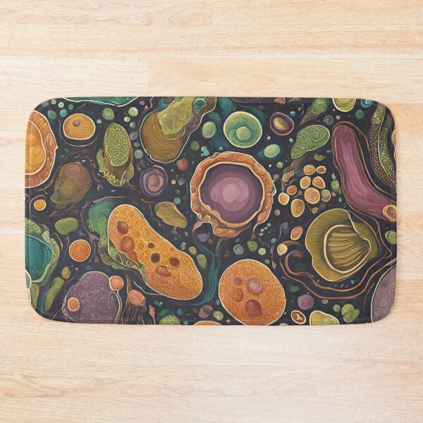 Item preview, Intricate Abstract Microbial World in Vibrant Colours designed and sold by RaiyaTees.