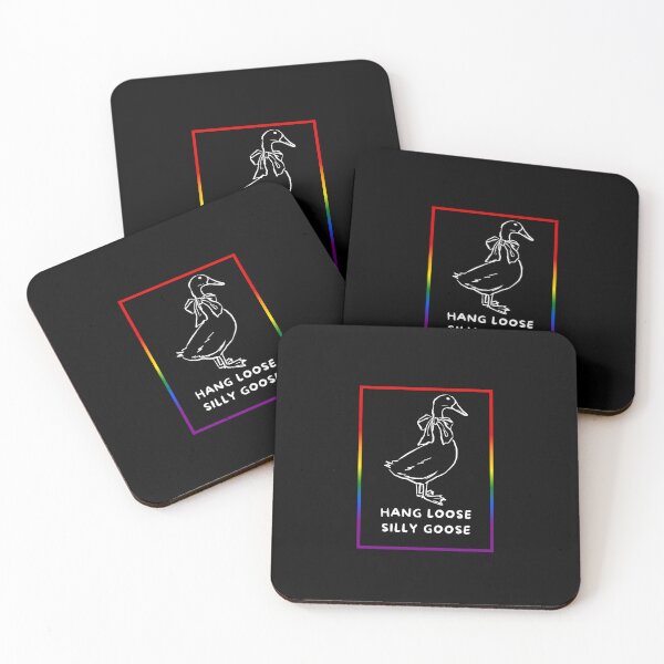 Item preview, Hang loose silly goose, Reserved goose with bow graphic pride, silly goose, thanksgiving vibes, funny, pridebeproud, meme, cute, joke, quack quack, animals, holiday vibes designed and sold by PrideBeProud.