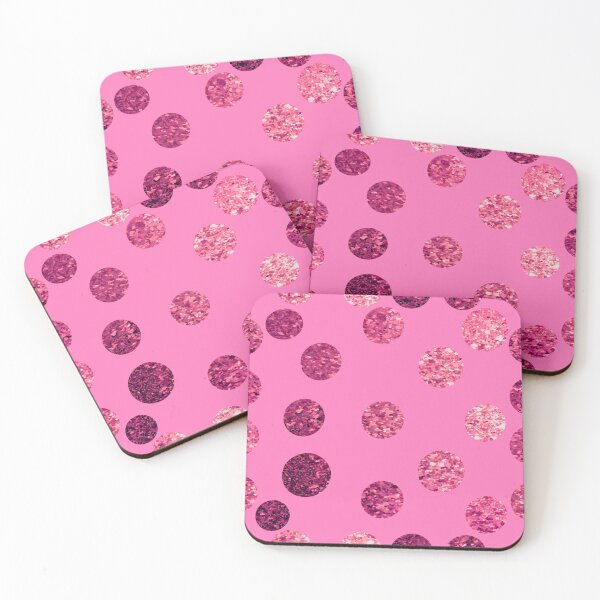 Item preview, Glitter Pink Polkadots / Beautiful Elegant Pink Polkadots designed and sold by Victoria Rose.