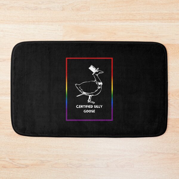 Item preview, Certified silly goose, goose with bow tie and top hat graphic pride, silly goose, thanksgiving vibes, funny, pridebeproud, meme, cute, joke, quack quack, animals, holiday vibes designed and sold by PrideBeProud.