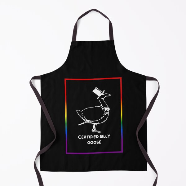 Item preview, Certified silly goose, goose with bow tie and top hat graphic pride, silly goose, thanksgiving vibes, funny, pridebeproud, meme, cute, joke, quack quack, animals, holiday vibes designed and sold by PrideBeProud.