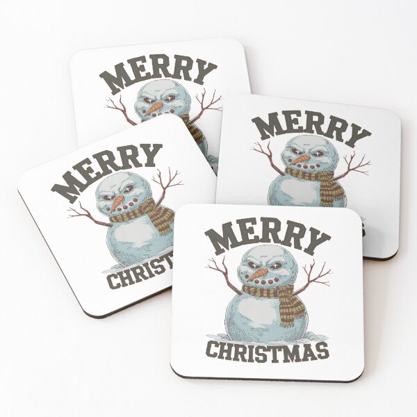 Item preview, Merry Christmas. Scary Snowman designed and sold by GGZebra.