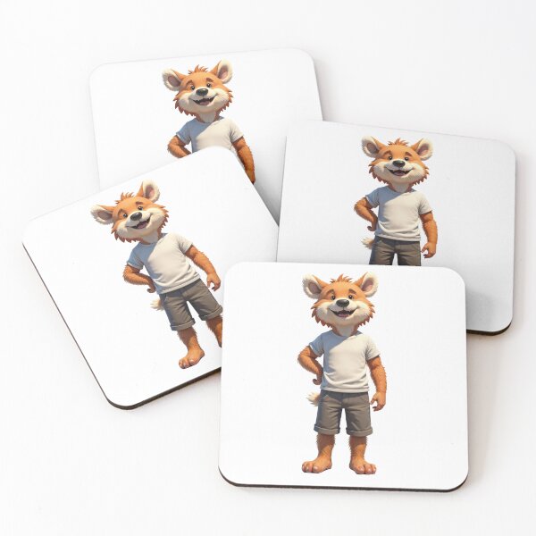 Item preview, Adorable Fox Character - Fun Cartoon Design for Animal Lovers and Kids designed and sold by SciFimani.