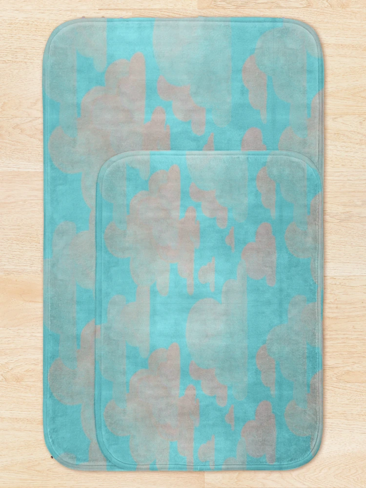 Thumbnail 5 of 6, Bath Mat, Spring clouds pattern designed and sold by MattSirach.