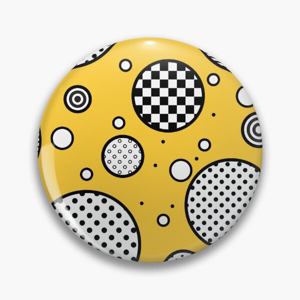 Item preview, Yellow euphoria- abstract geometric composition/ yellow, black and white. designed and sold by My-fake-places.