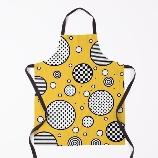 Item preview, Yellow euphoria- abstract geometric composition/ yellow, black and white. designed and sold by My-fake-places.