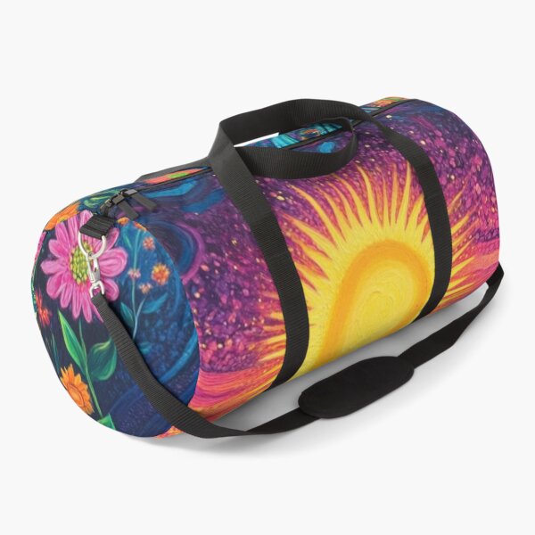 Item preview, Groovy Psychedelic Floral Sunny Colorful Illustration Art designed and sold by GrinGalore.
