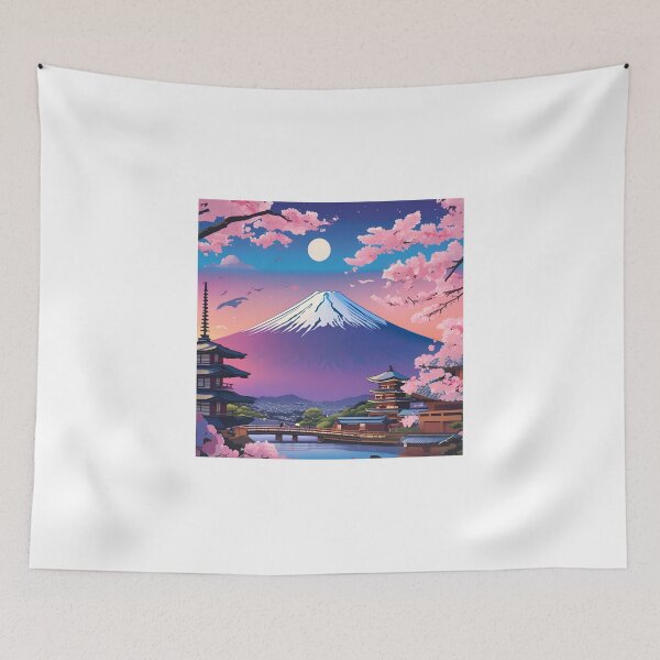 Item preview, Japanese city under the Sakura designed and sold by Gina-Rosa.