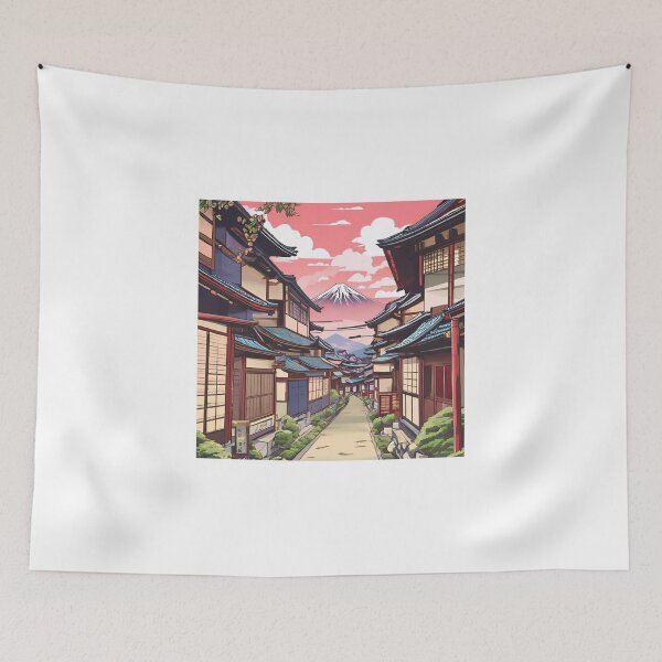 Item preview, Japanese city under the Sakura designed and sold by Gina-Rosa.