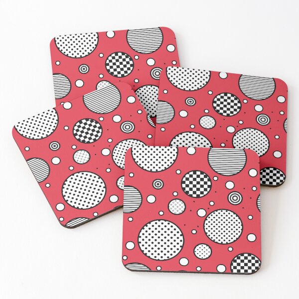 Item preview, Red euphoria- abstract geometric composition/ red, black and white. designed and sold by My-fake-places.