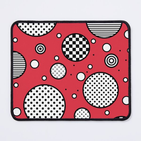 Item preview, Red euphoria- abstract geometric composition/ red, black and white. designed and sold by My-fake-places.