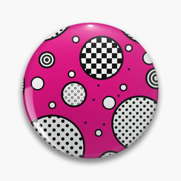 Item preview, Magenta euphoria- abstract geometric composition/Magenta, black and white. designed and sold by My-fake-places.