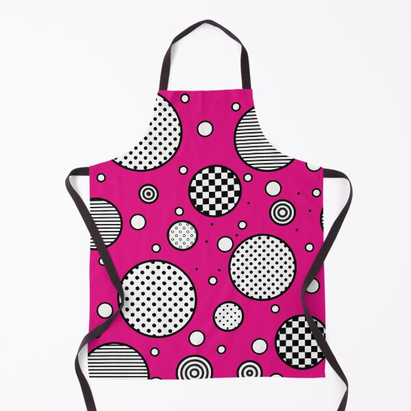 Item preview, Magenta euphoria- abstract geometric composition/Magenta, black and white. designed and sold by My-fake-places.
