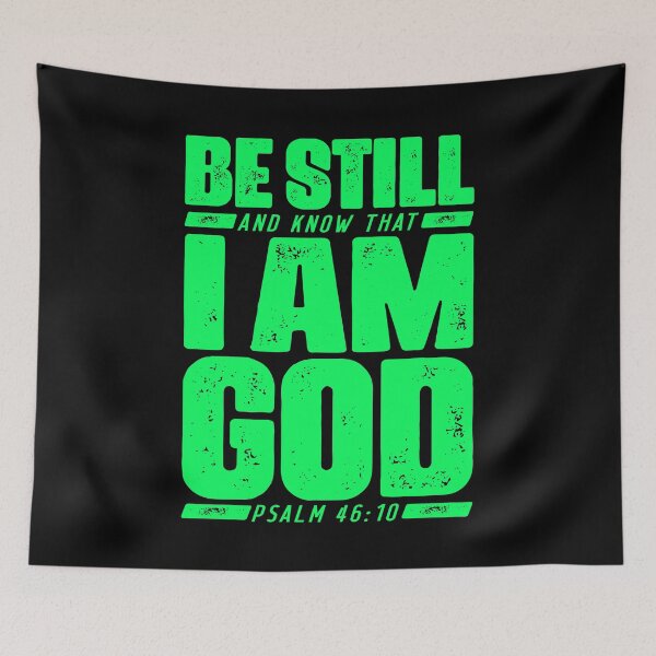 Item preview, Psalm 46:10 Be Still And Know That I Am God designed and sold by plushism.