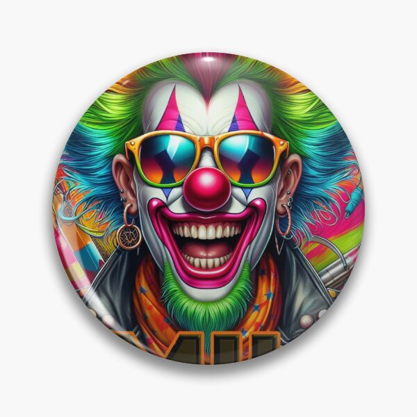 Item preview, Vibrant Smiling Clown Art  designed and sold by BenO63.