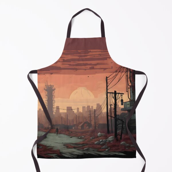 Item preview, Post-Apocalyptic Sunset Over Ruins designed and sold by GreenInkXpress.