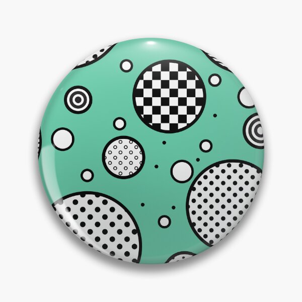 Item preview, Turquoise euphoria- abstract geometric composition/ turquoise, black and white. designed and sold by My-fake-places.