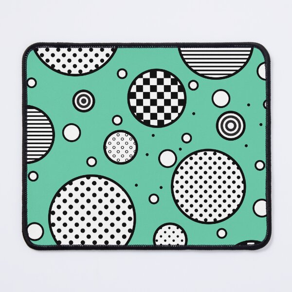 Item preview, Turquoise euphoria- abstract geometric composition/ turquoise, black and white. designed and sold by My-fake-places.
