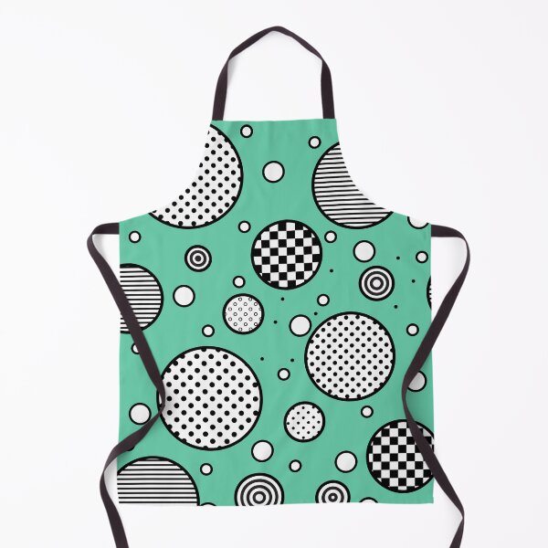 Item preview, Turquoise euphoria- abstract geometric composition/ turquoise, black and white. designed and sold by My-fake-places.