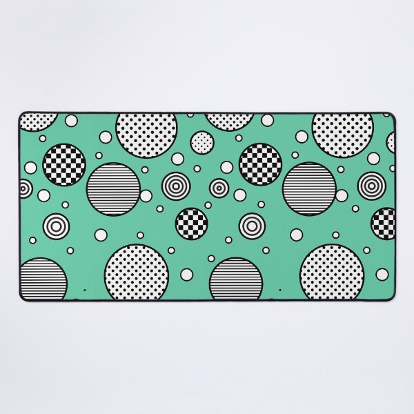Item preview, Turquoise euphoria- abstract geometric composition/ turquoise, black and white. designed and sold by My-fake-places.