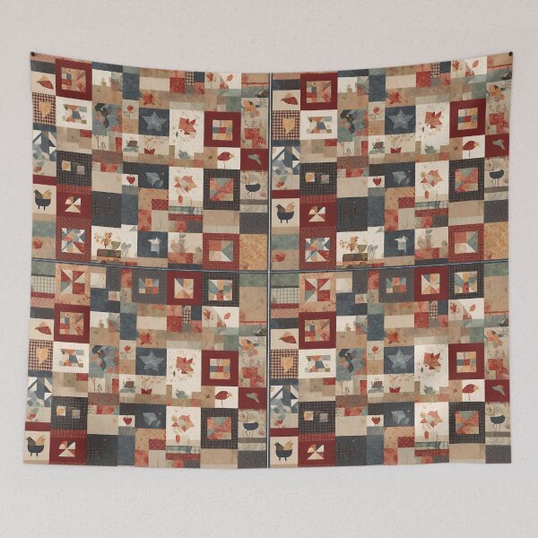 Item preview, Patchwork Quilt Delightful Pattern 8 designed and sold by Tom-Johnson.